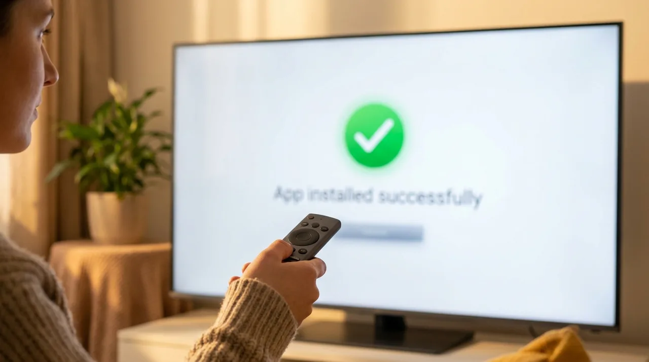Configuração de app de streaming em Smart TV Samsung com suporte da Pago Menos Vejo Mais